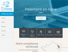 Tablet Screenshot of huissier-54.com